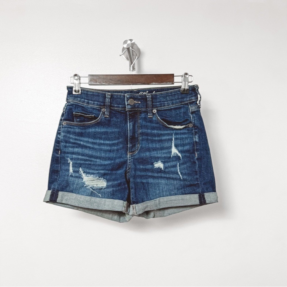 Universal Thread High Rise Midi Summer Casual Denim Jean Shorts 2 or 26